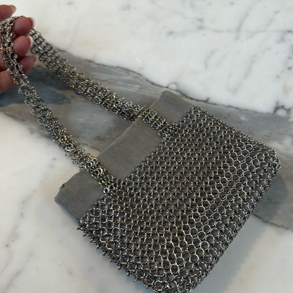 Nancy Bacich vintage chain link evening purse
